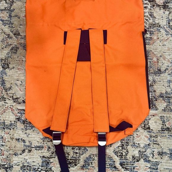 Sperry Vintage Topsider Orange Duffle Backpack Beach Pool Bucket Tote Bag NWOT’s - Picture 6 of 7